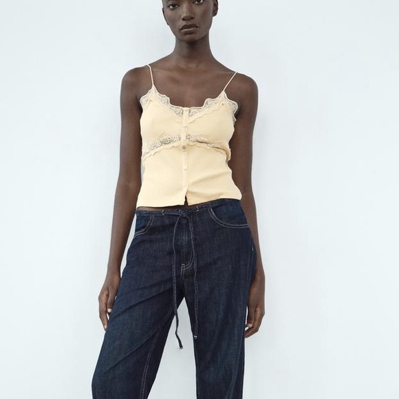 NEW ZARA LACE TOP - Picture 7 of 8